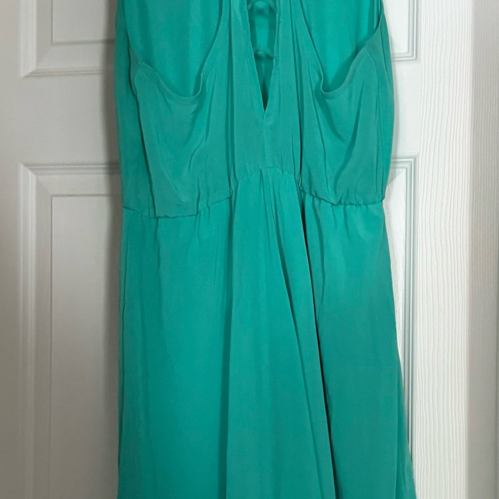 Lush Teal High Low Dress